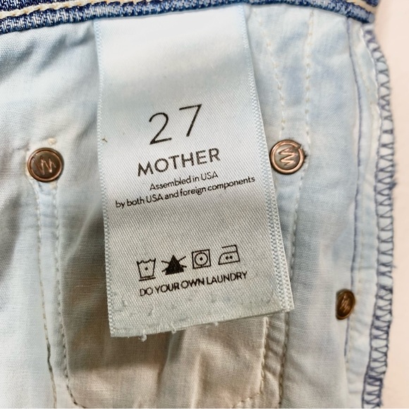 MOTHER Superior The Sinner Ice Scream You Scream Denim Jean Refurbished - Picture 6 of 14